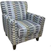 Accent Chair in Mundo Mystic Multicolor Fabric